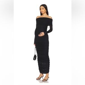 Bumpsuit off the shoulder dress